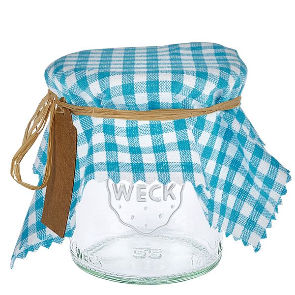 L&#225;tkov&#253; dekora&#269;n&#237; ubrousek tyrkysov&#253; kostkovan&#253; &#269;tverec 15 cm