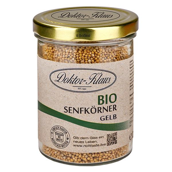 Hořčičná semínka žlutá BIO 250g Doktor-Klaus noWaste Hořčičná semínka žlutá BIO 250g Doktor-Klaus noWaste