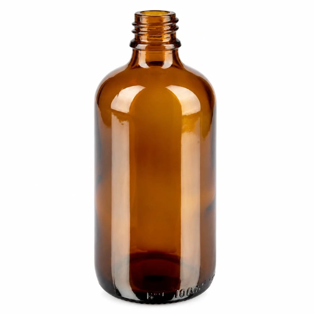 Kosmetik Tropfflasche 100ml braun mit kontrollierter Tropfabgabe für Seren und Öle