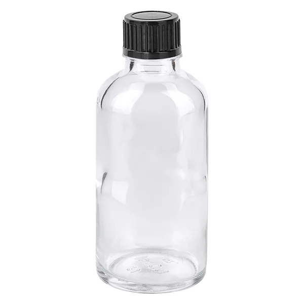 50ml láhev 11mm šroubovací uzávěr černá Standard ClearLine UT18/50
