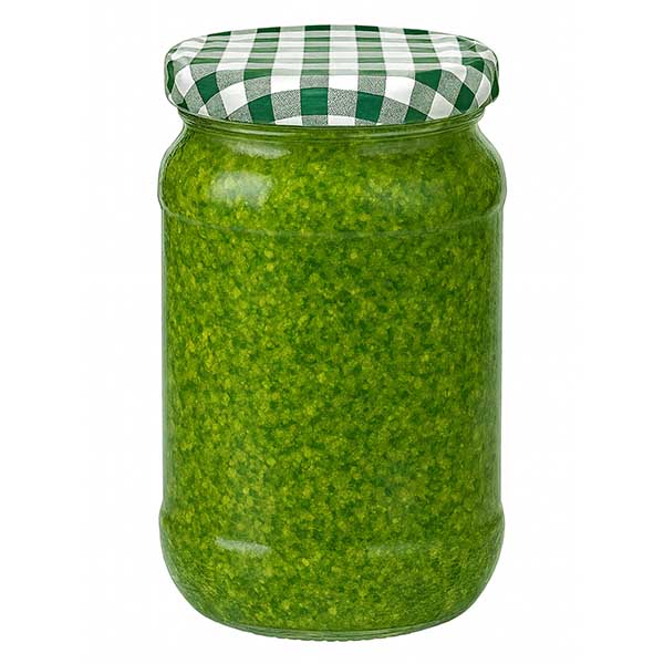 1062ml kulatá sklenice + víčko BasicSeal zelené/bílé UNiTWIST 1062ml kulatá sklenice + víčko BasicSeal zelené/bílé UNiTWIST