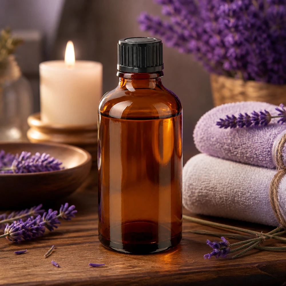 Robuste 50ml Aufbewahrungsflasche aus dunklem Glas mit sicherem Verschluss für Heilpflanzenextrakte