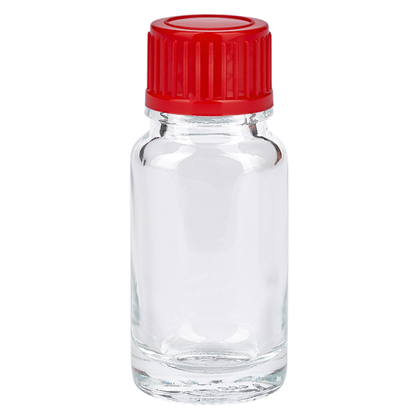 10ml láhev 11mm šroubovací uzávěr červená Standard ClearLine UT18/10 10ml láhev 11mm šroubovací uzávěr červená Standard ClearLine UT18/10