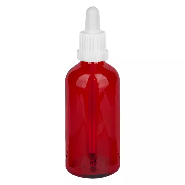 100ml pipetovací láhev bílá s uzávěrem s ochranou proti manipulaci RedLine UT18/100