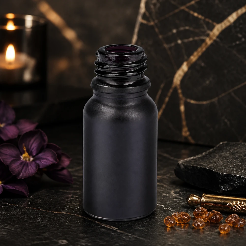 10ml dávkovací láhev BlackLine UT18/10 UNiTWIST 10ml Apothekerflasche BlackLine UT18/10 UNiTWIST mit lichtundurchlässigem Material zum Wirkstoffschutz