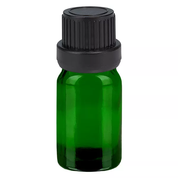 5ml lahvička s kapátkem 2mm černá tamper-evidentní uzávěr GreenLine UT18/5
