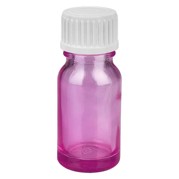 Lahvi&#269;ka o objemu 10 ml (globule). Nal&#233;vac&#237; krou&#382;ek 3 mm b&#237;l&#253; standardn&#237; PurpleLine. UT18/10