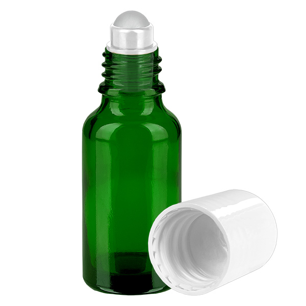 20ml roll-on lahvička bílá standardní uzávěr GreenLine UT18/20