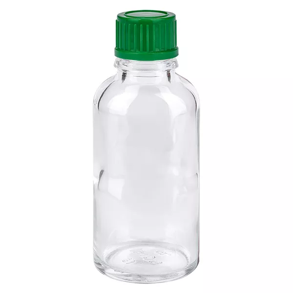 30ml láhev 11mm šroubovací uzávěr zelený standard ClearLine UT18/30 30ml láhev 11mm šroubovací uzávěr zelený standard ClearLine UT18/30