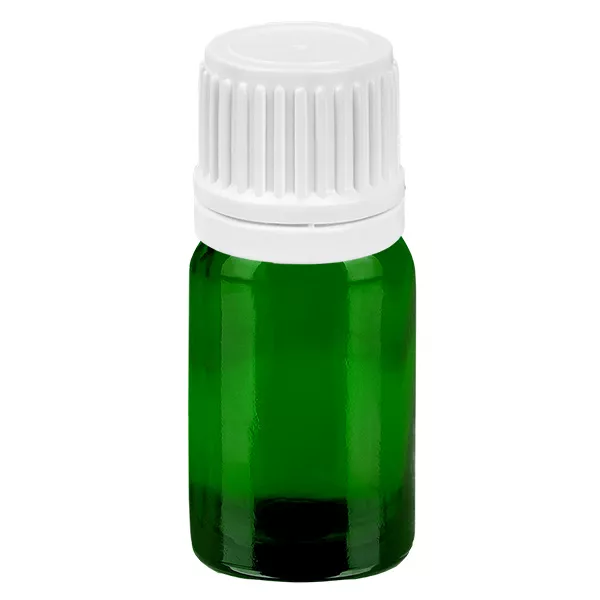 5ml kapací lahvička 0,7mm bílá s tamper-evidentním uzávěrem GreenLine UT18/5