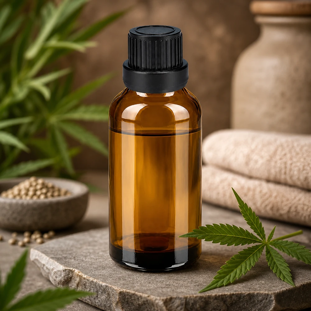 30ml láhev s 11mm šroubovacím uzávěrem černá s tamperemII BrownLine UT18/30 Professionelle 30ml Braunglasflasche mit 11mm Gewinde für Aromatherapie und Naturkosmetik
