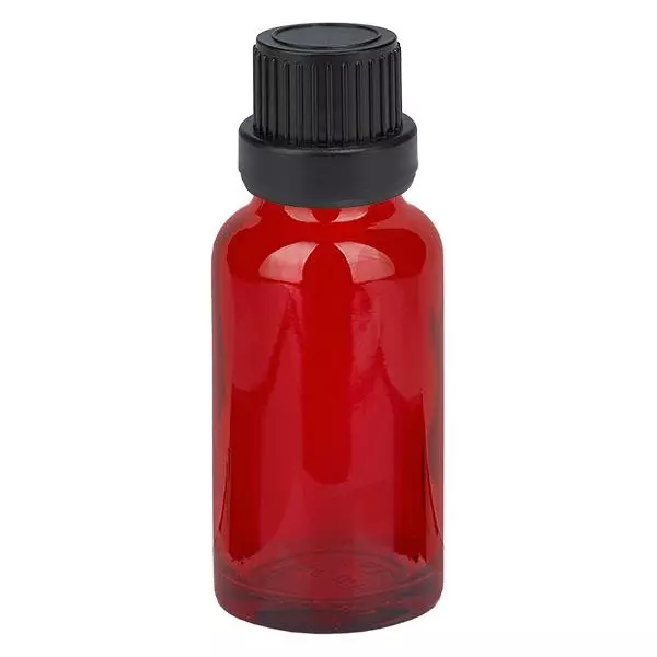 20ml lahvička 11mm šroubovací uzávěr černý uzávěr s ochranou proti manipulaci RedLine UT18/20