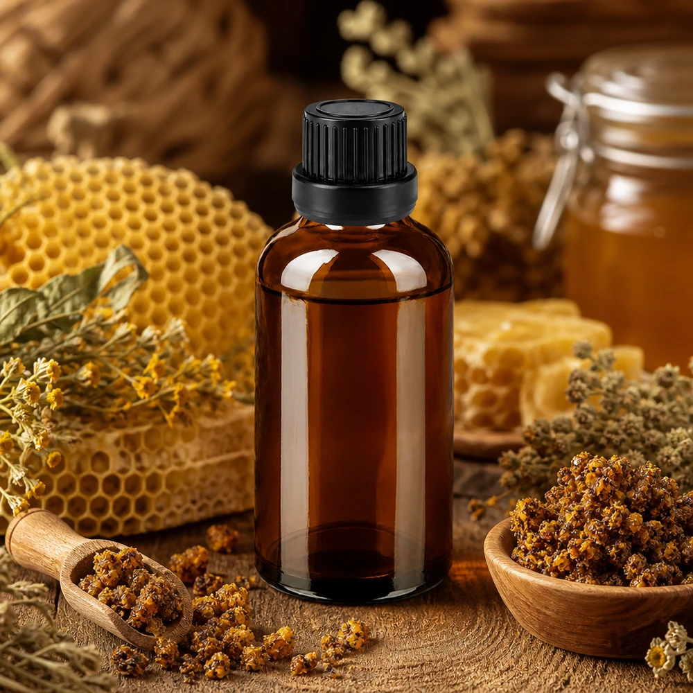 Umweltfreundliche Braunglas Tropfflasche 50ml wiederverwendbar mit ergonomischem Design