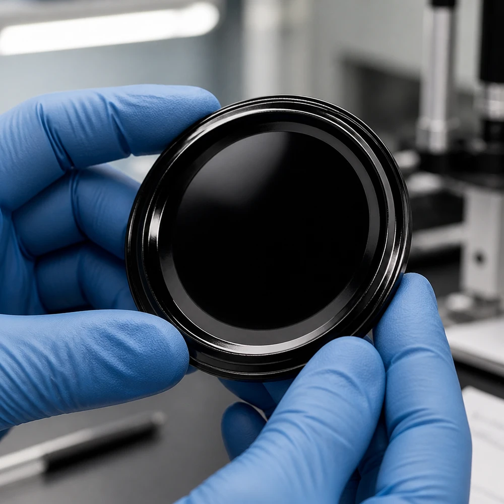 63mm víko BioSeal černé (TO63) UNiTWIST Laboratorní test UNiTWIST TO63 s černým víkem BioSeal, bez BPA, kontrola kvality unitemp