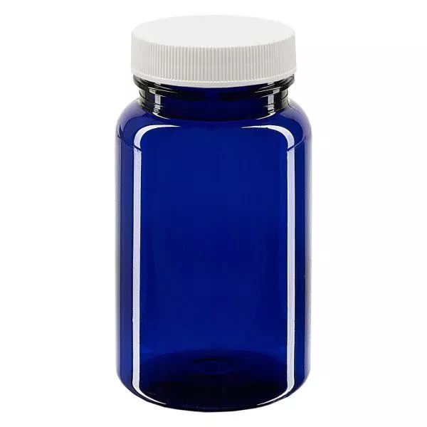 Petpacker 100ml kobaltově modrá otevírací 38mm vč. víčka Petpacker 100ml kobaltově modrá otevírací 38mm vč. víčka