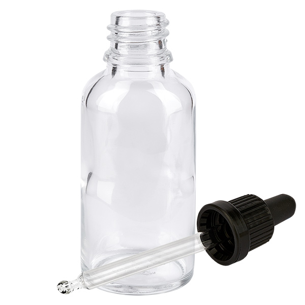50ml pipetovací láhev černý uzávěr s ochranou proti manipulaci ClearLine UT18/50