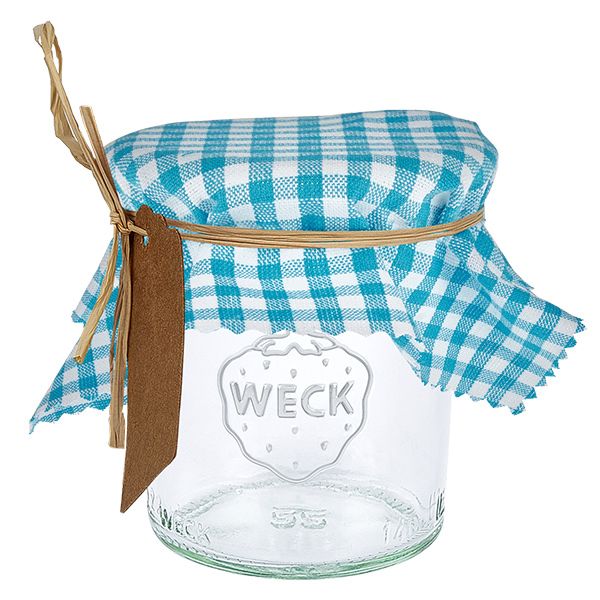 L&#225;tkov&#253; ubrousek na &#353;perky tyrkysov&#283; kostkovan&#253; 12cm &#269;tverec