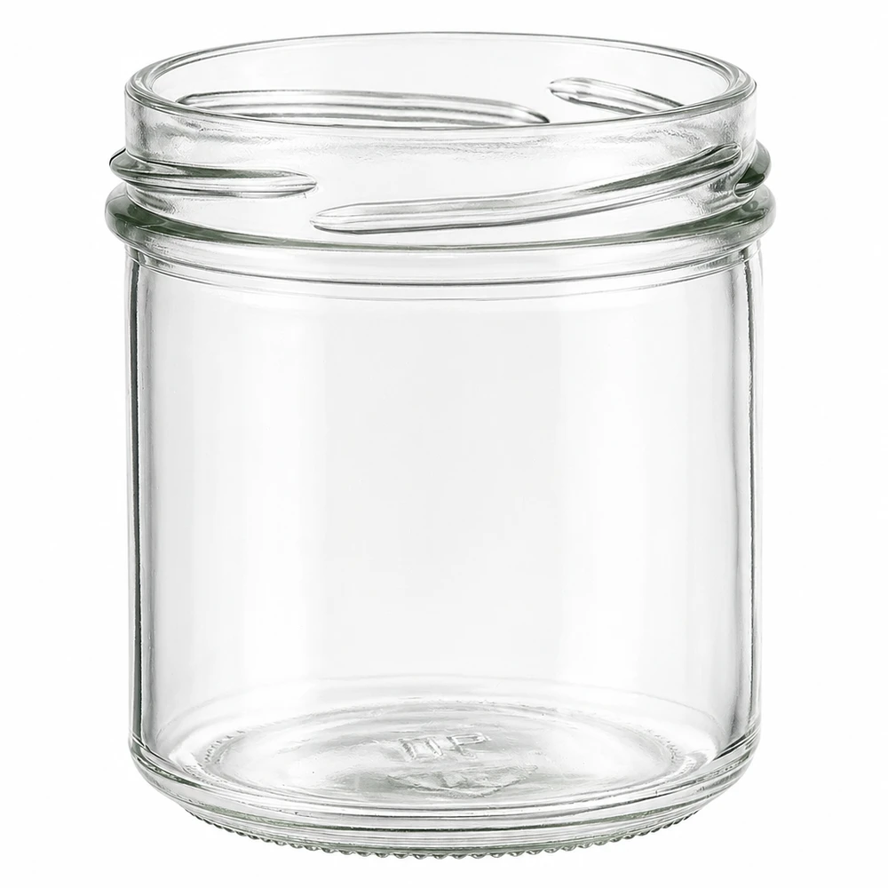 Tumbler o objemu 167 ml bez víčka (TO66) UNiTWIST Leeres UNiTWIST Sturzglas 167ml TO66 aus transparentem Glas für Marmelade und Konserven