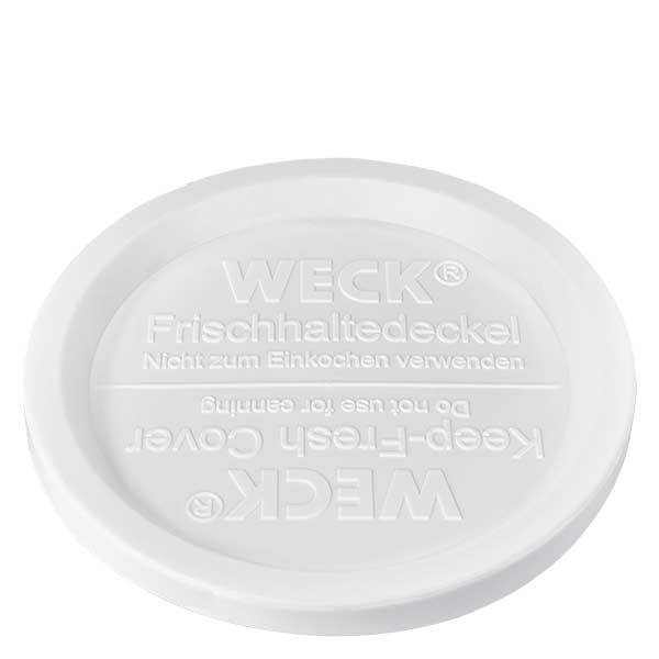 Přilnavé víko WECK RR120 WECK REX Frischhaltedeckel RR120 weiß transparent rund für Einmachgläser Konservierung Aufbewahrung