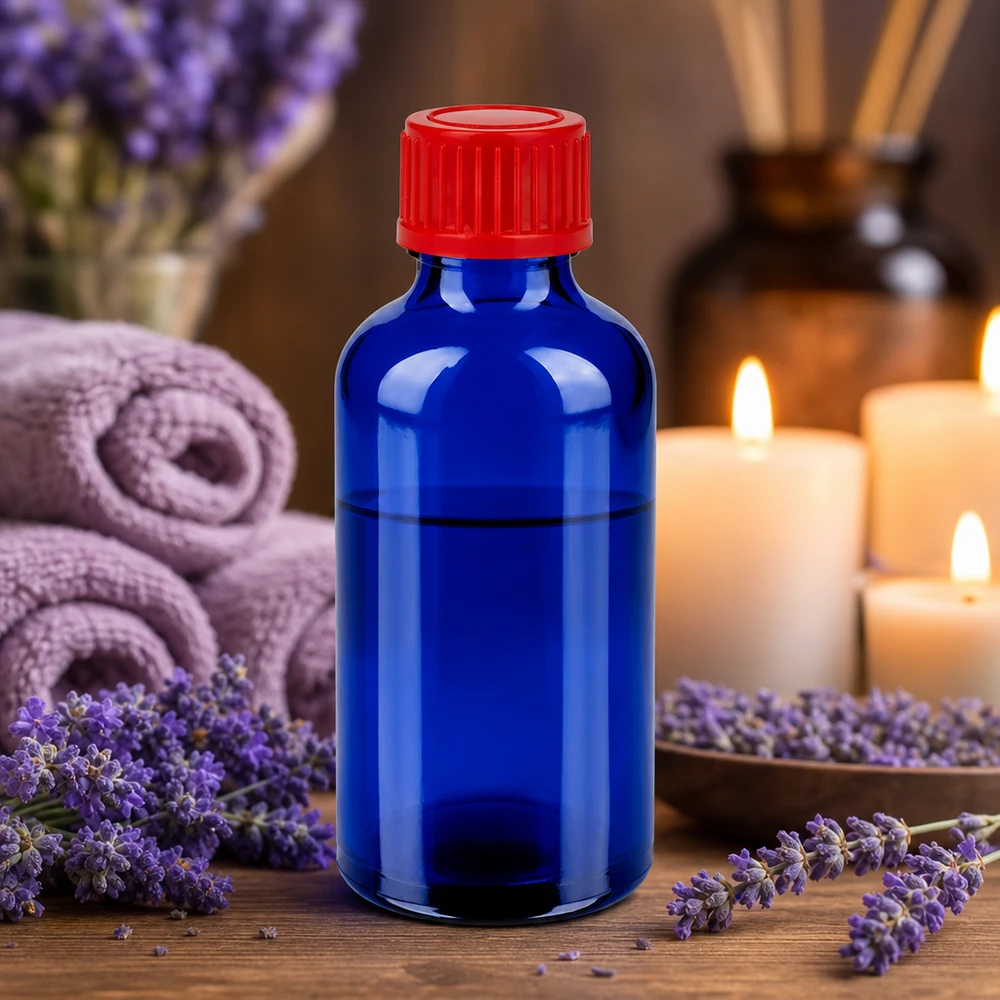 Vielseitige 50ml Flasche mit Standardverschluss für Labor Kosmetik und Haushaltsanwendungen