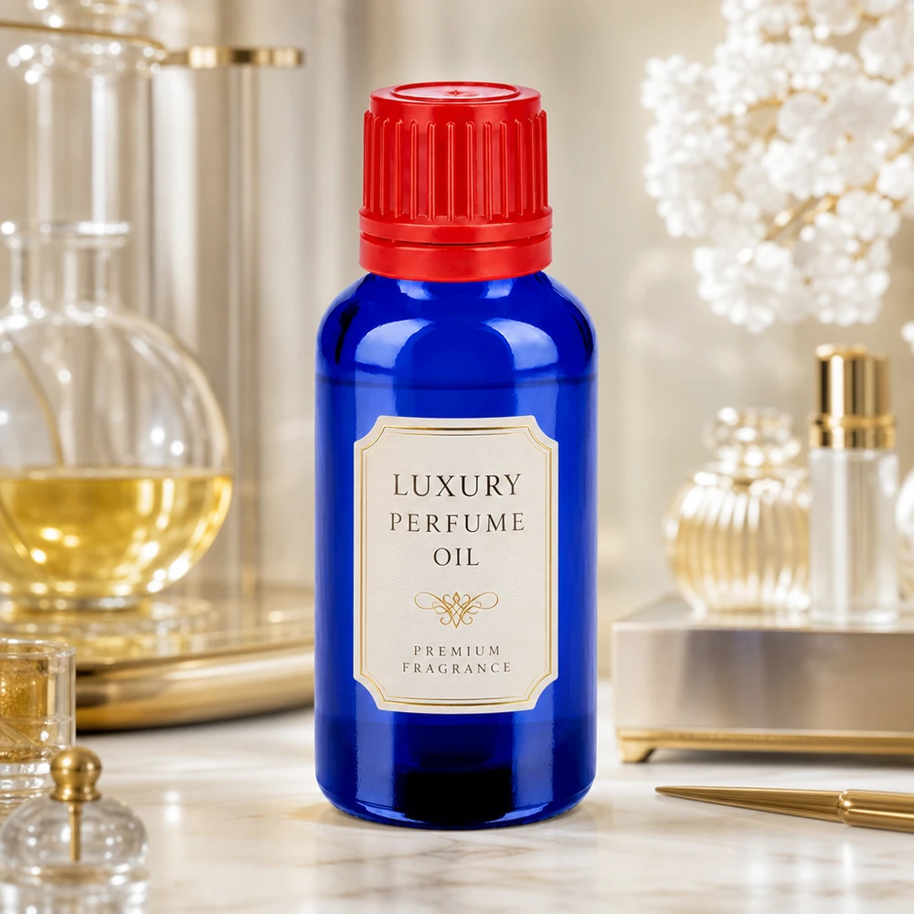 Lichtschutz 30ml Kobaltglasflasche mit dichtem Schraubverschluss für UV-empfindliche Substanzen