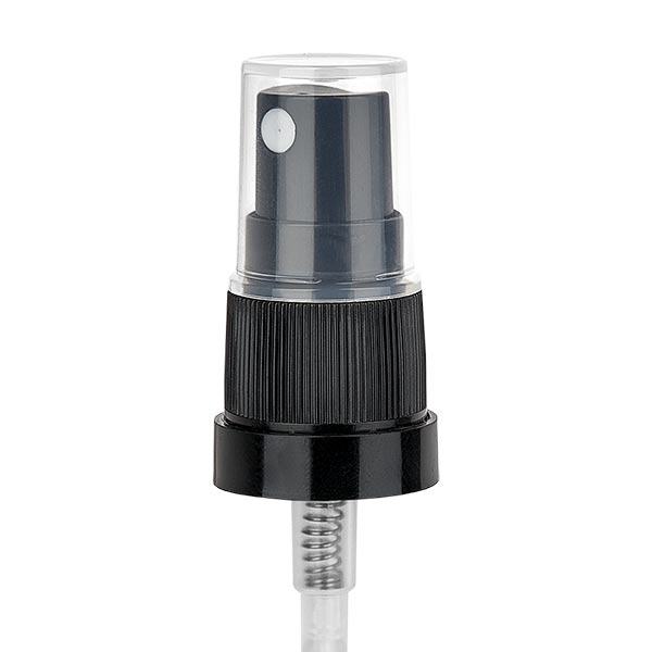 Černý rozprašovač s pumpičkou včetně uzávěru 18 mm Černý rozprašovač s pumpičkou včetně uzávěru 18 mm