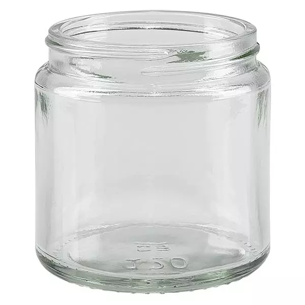 120ml skleněná dóza. čirá bez víčka, závit 58mm/R3 ApoGlas