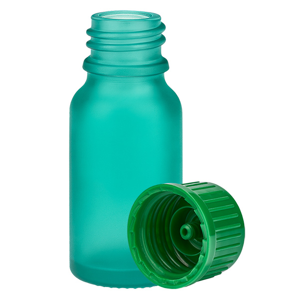 10ml láhev 11mm šroubovací uzávěr zelená Standard GreenLine UT18/10 10ml láhev 11mm šroubovací uzávěr zelená Standard GreenLine UT18/10