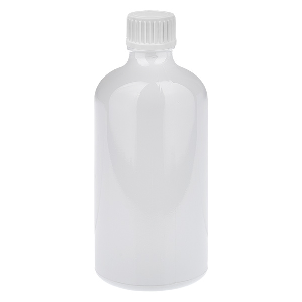 100 ml lahvička na globulky 3 mm nal&eacute;vac&iacute; kroužek b&iacute;l&yacute; standardn&iacute; uz&aacute;věr WhiteLine UT18/100