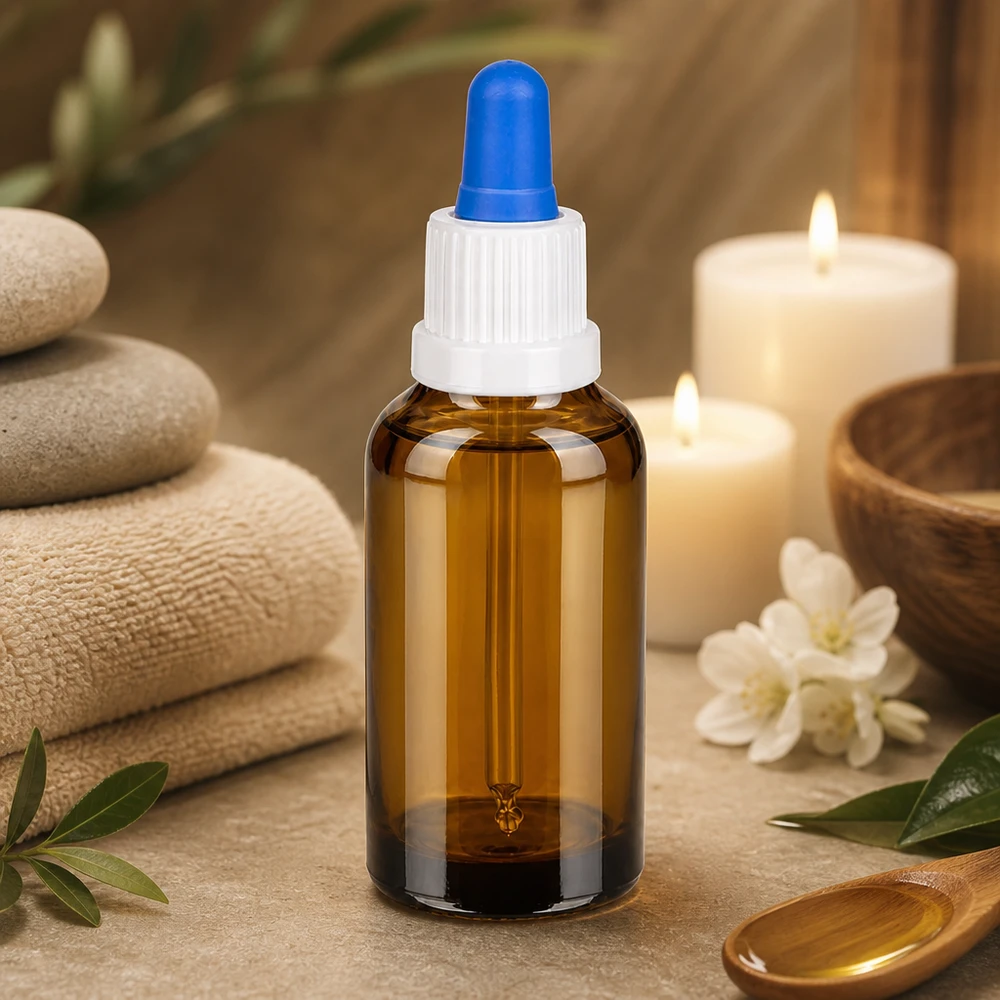 Laborqualität 30ml Pipettenflasche mit blauer Kappe - perfekt für medizinische Anwendungen