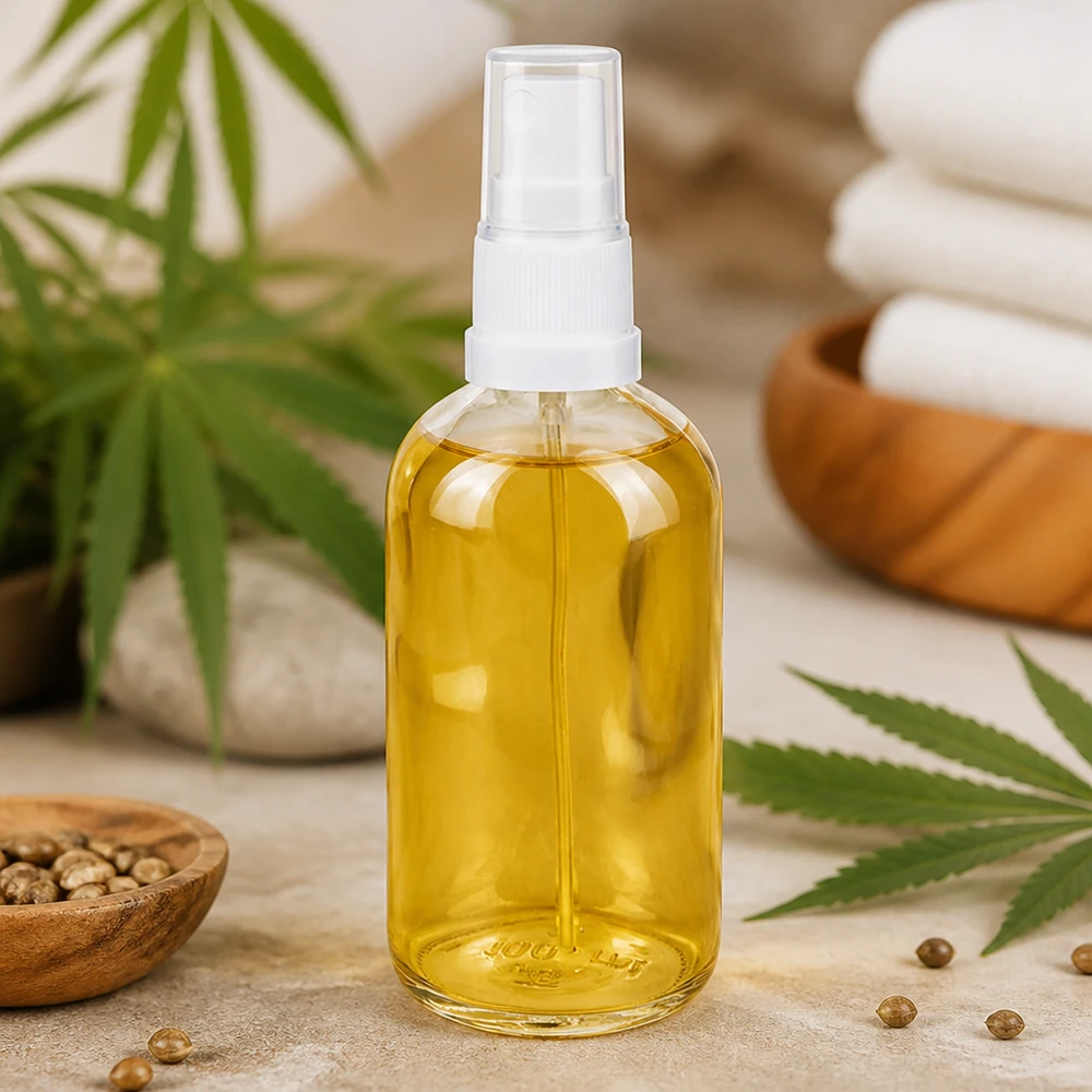 100ml lahvička s rozprašovačem bílá/průhledný standardní uzávěr ClearLine UT18/100 ClearLine UT18 Glasflasche 100ml weißer Sprühverschluss für pflanzliche Körperpflege