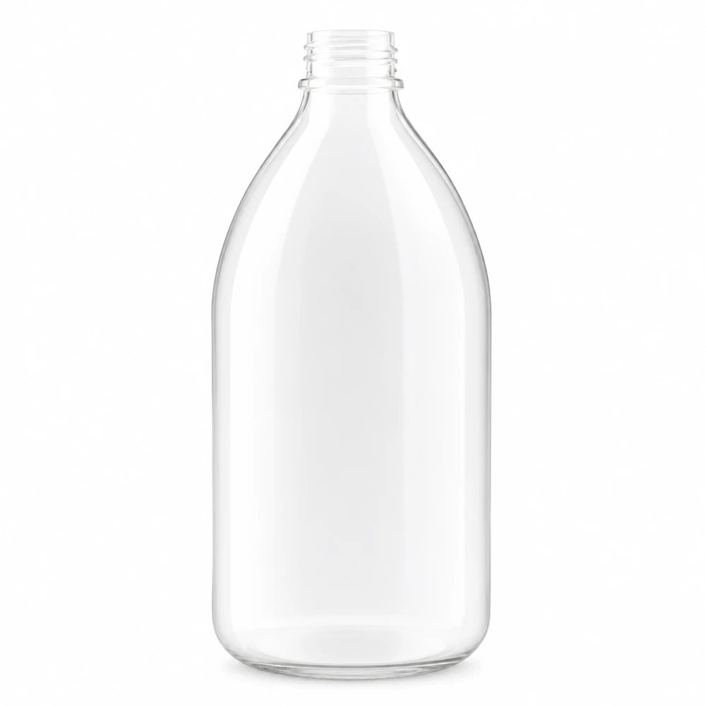 500ml laboratorní láhev s úzkým hrdlem bez uzávěru 500 ml laboratorní láhev s úzkým hrdlem z čirého skla bez uzávěru pro laboratoře a výzkum