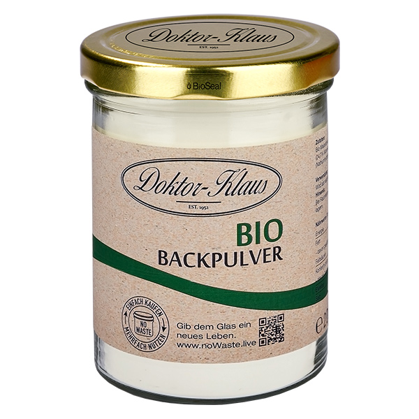 Prášek do pečiva BIO 200g Doktor-Klaus noWaste Prášek do pečiva BIO 200g Doktor-Klaus noWaste