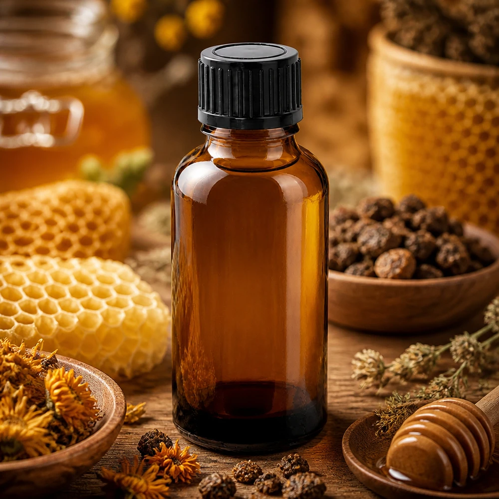 Robuste 30ml Braunglasflasche mit UT18 Gewinde ideal für DIY Kosmetik und Naturheilkunde