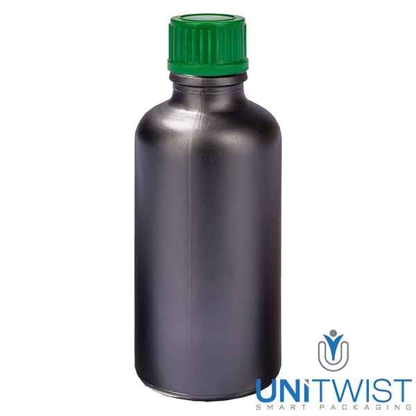 50ml láhev 11mm šroubovací uzávěr zelená Standard BlackLine UT18/50 50ml láhev 11mm šroubovací uzávěr zelená Standard BlackLine UT18/50