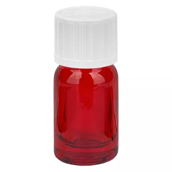 5ml lahvička 11mm šroubovací uzávěr bílý standardní tamper evident RedLine UT18/5