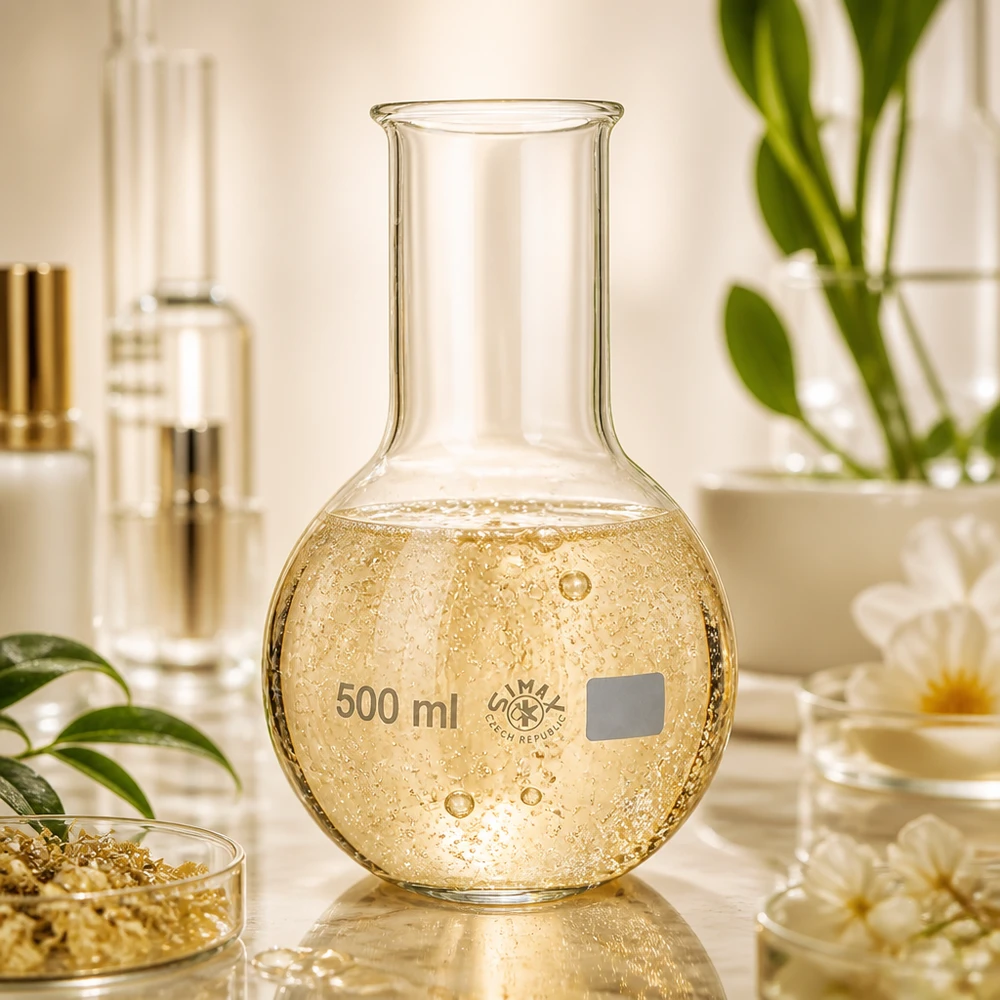 Baňka s širokým hrdlem 500ml Klassischer Rundkolben 500ml mit Weithals-Design aus hochwertigem Laborglas
