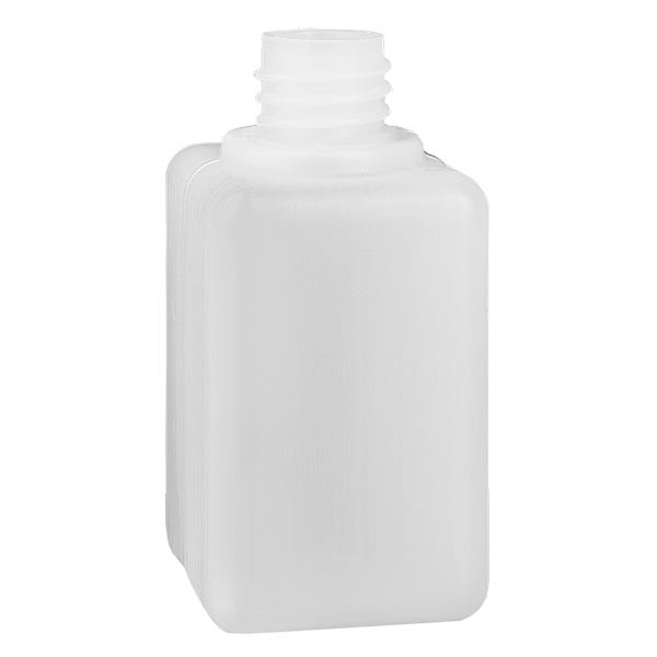 Lahvička na chemikálie 50ml, úzké hrdlo z PE-HD, přírodní barva, GL 18 Lahvička na chemikálie 50ml, úzké hrdlo z PE-HD, přírodní barva, GL 18