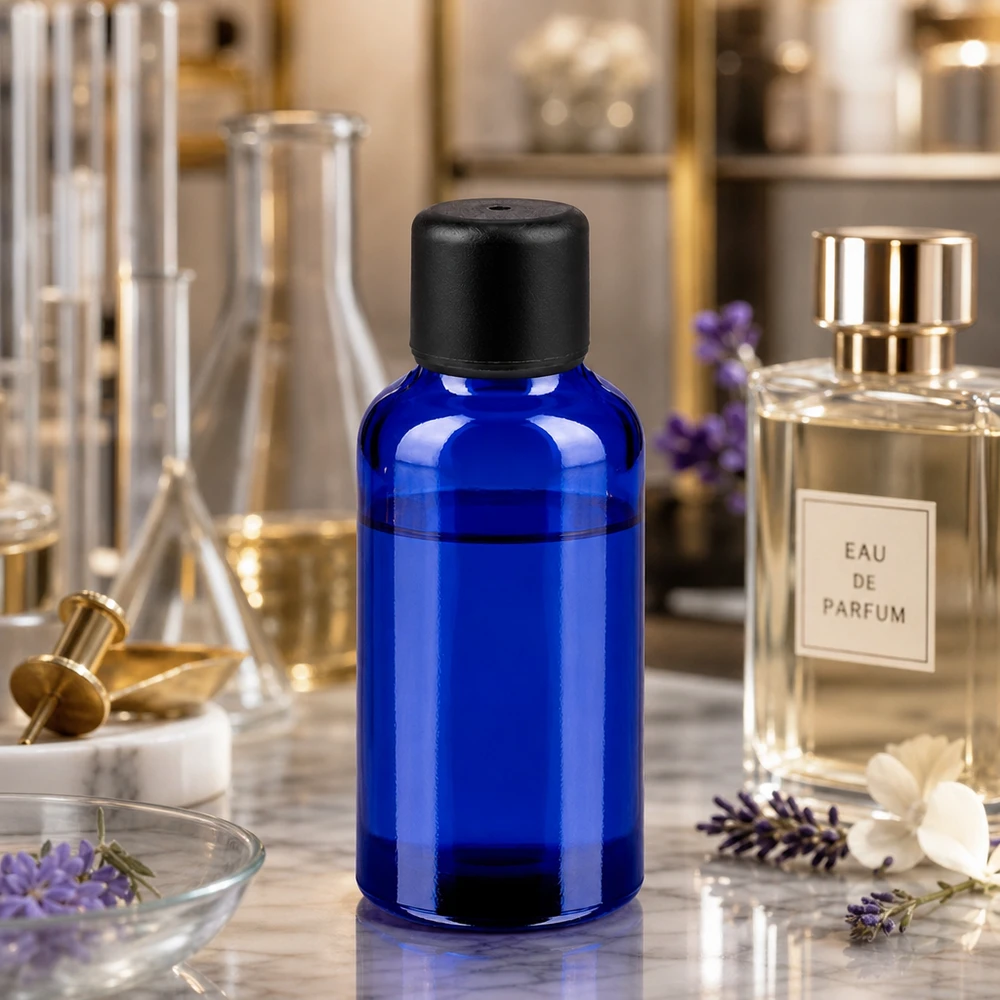 30ml láhev se 6mm šroubovacím uzávěrem černá Standard BlueLine UT18/30 Präzise 30ml Dosierflasche mit fest sitzendem Verschluss für sichere Aufbewahrung von Wirkstoffen