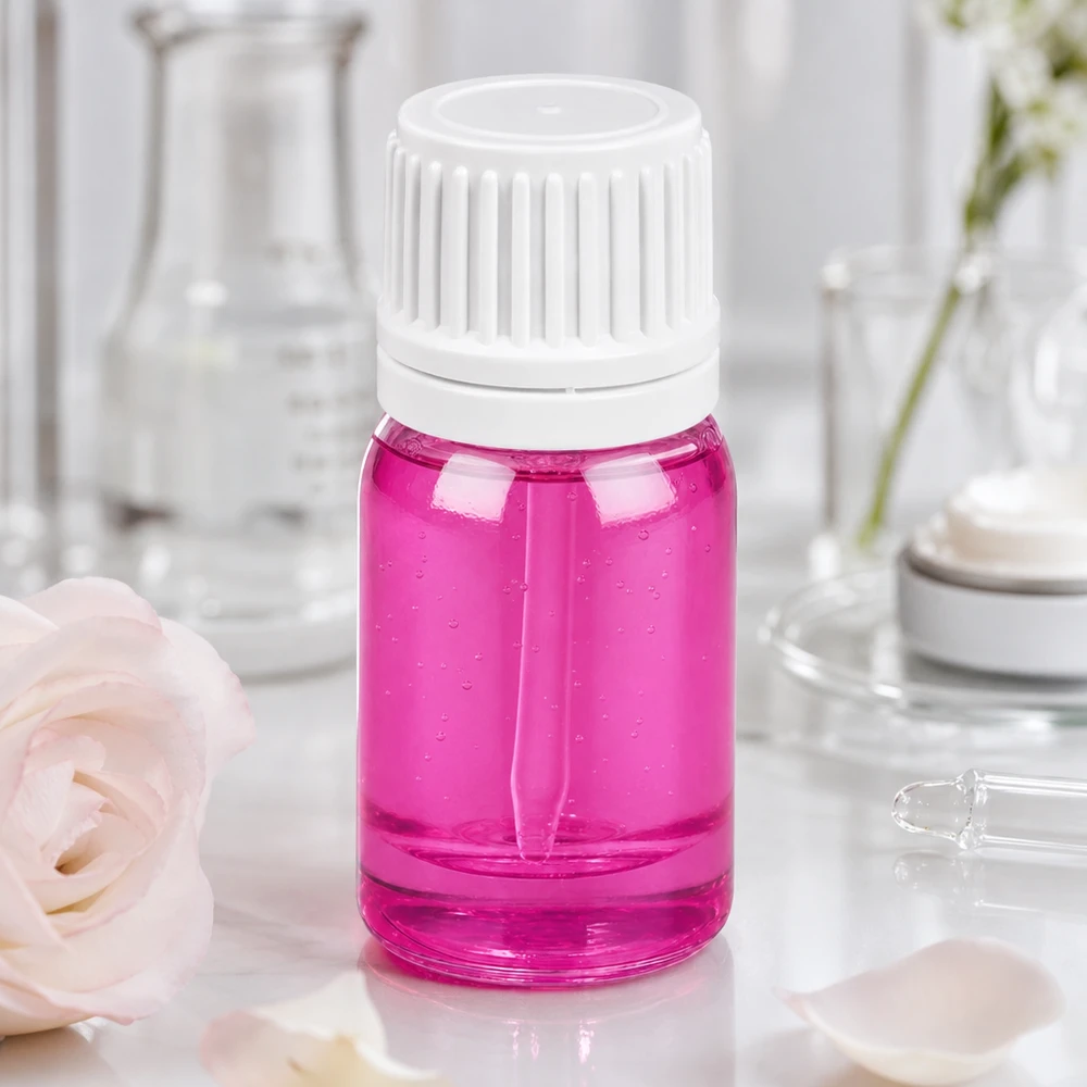 Robuste 5ml Flasche in Violett mit UV-Schutz für lichtempfindliche Substanzen