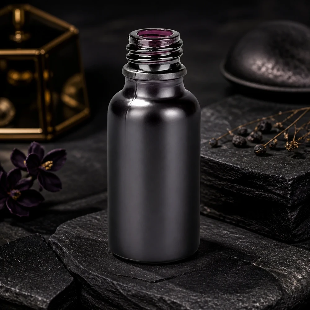 20ml dávkovací láhev BlackLine UT18/20 UNiTWIST Elegante 20ml Apothekerflasche BlackLine mit schlanker Form und praktischem Schraubverschluss