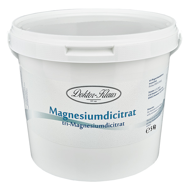Dicitrát hořečnatý trojmocný (bezvodý) 5kg Doktor-Klaus Dicitrát hořečnatý trojmocný (bezvodý) 5kg Doktor-Klaus