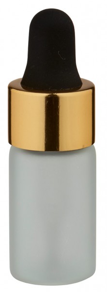 3ml mini pipetovac&#237; lahvi&#269;ka frost zlat&#225;/&#269;ern&#225; UT13/3 UNiTWIST