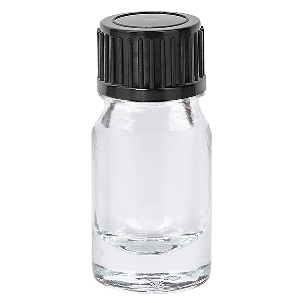 5ml láhev 11mm šroubovací uzávěr černá Standard ClearLine UT18/5 5ml láhev 11mm šroubovací uzávěr černá Standard ClearLine UT18/5