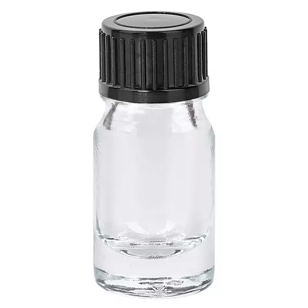 5ml láhev 11mm šroubovací uzávěr černá Standard ClearLine UT18/5 5ml láhev 11mm šroubovací uzávěr černá Standard ClearLine UT18/5