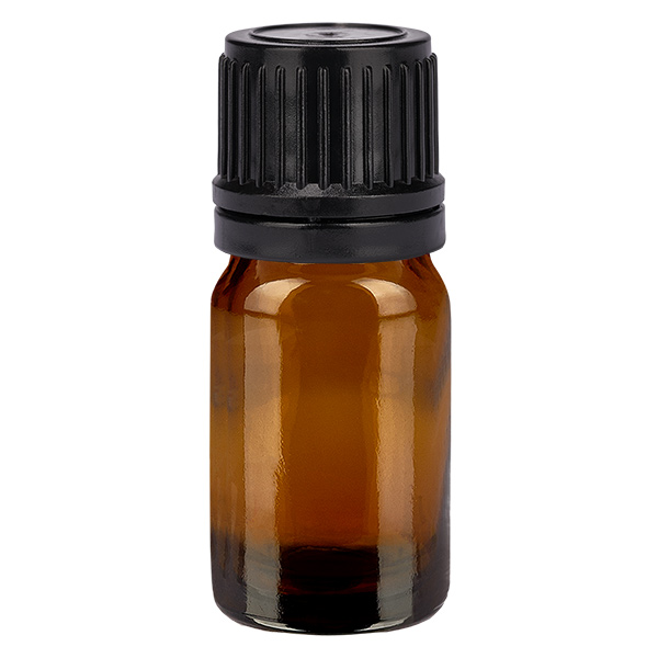 5ml l&#225;hev 11mm &#353;roubovac&#237; uz&#225;v&#283;r &#269;ern&#253; tamper evidentn&#237; uz&#225;v&#283;r BrownLine UT18/5