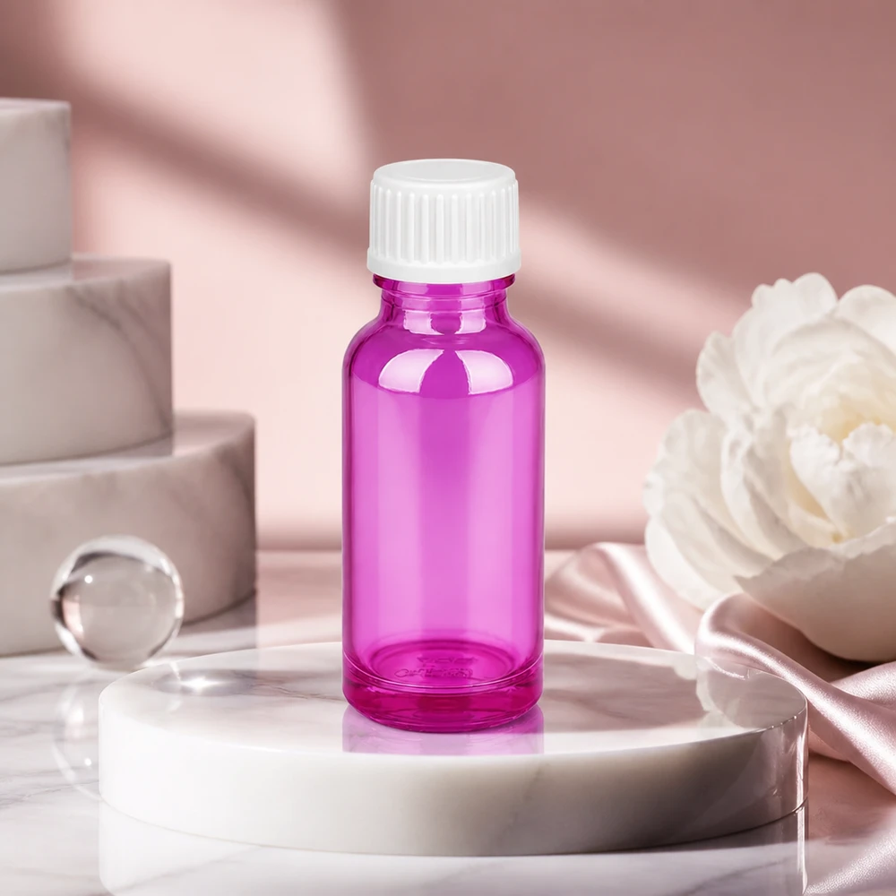 Robuste 20ml Tropfflasche Purple mit langlebigem Verschlusssystem für den Dauereinsatz