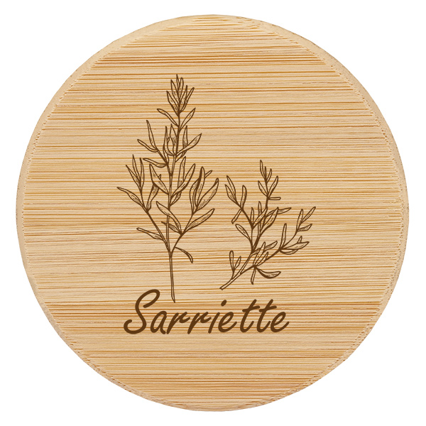 Couvercle en bois "sarriette" pour WECK RR60 Couvercle en bois "sarriette" pour WECK RR60