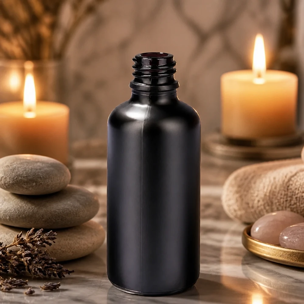 50ml dávkovací láhev BlackLine UT18/50 UNiTWIST Vielseitige 50ml Apothekerflasche BlackLine UT18/50 UNiTWIST für Tinkturen Tropfen und flüssige Extrakte