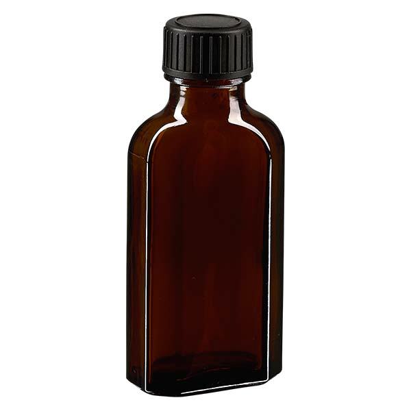 50 ml Meplat hnědý šroubovací uzávěr s těsnicím diskem z EPE